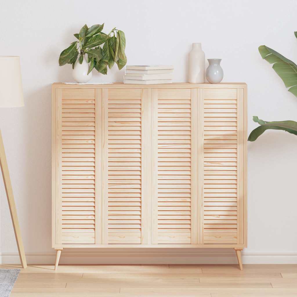 kaapin ovet säleikkö Design 4 kpl 99x29,5 cm massiivipuu mänty