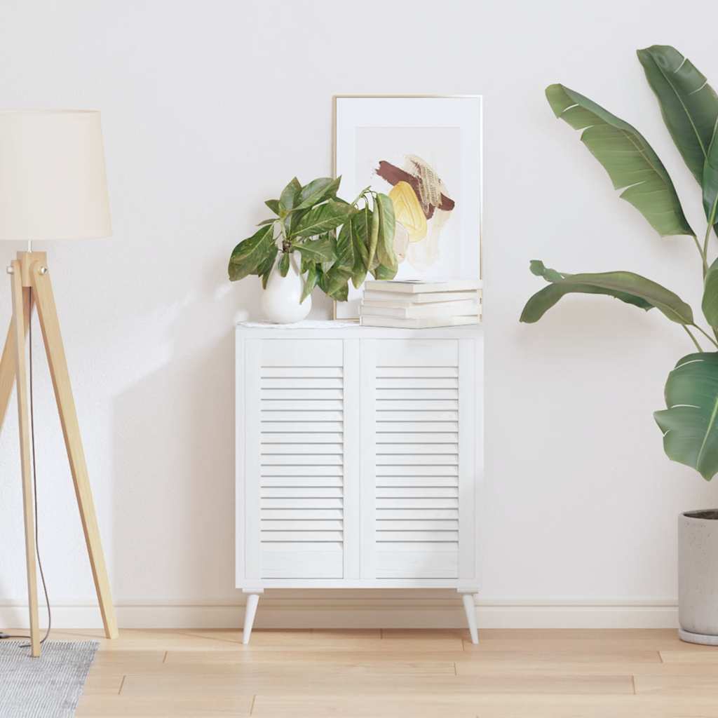 Kaapin Ovet Säleikkö Design 2 kpl Valkoinen 61,5x29,5 cm