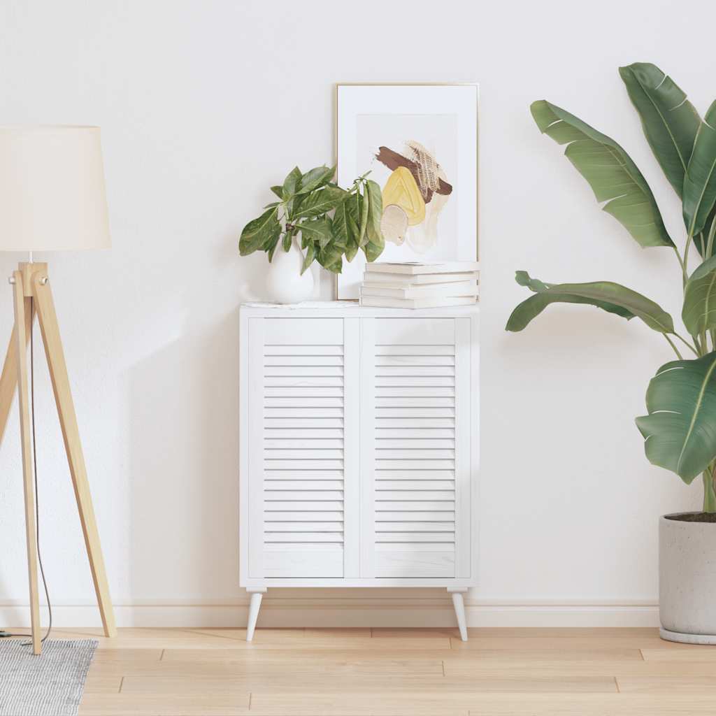 Kaapistoovet Säleikkö Design 2 kpl Valkoinen 69x29,5 cm