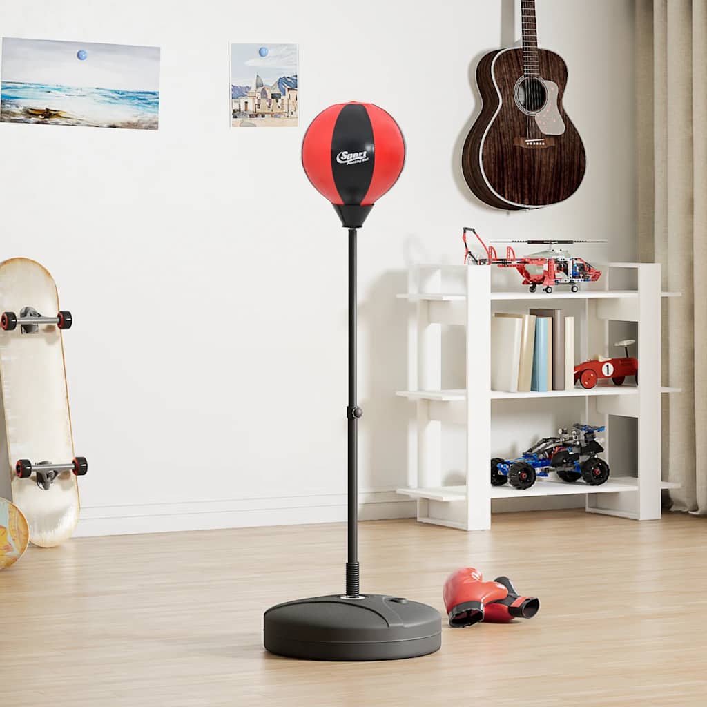 Nyrkkeilypallosarja hanskat ja pumppu korkeussäätö 81-122 cm