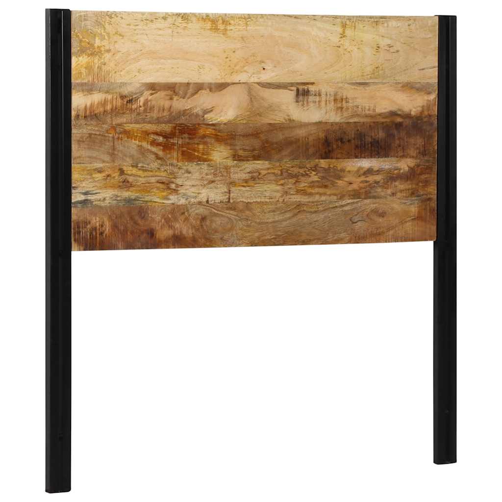 Sängynpääty 100 cm Massiivipuu Mango ja Iron