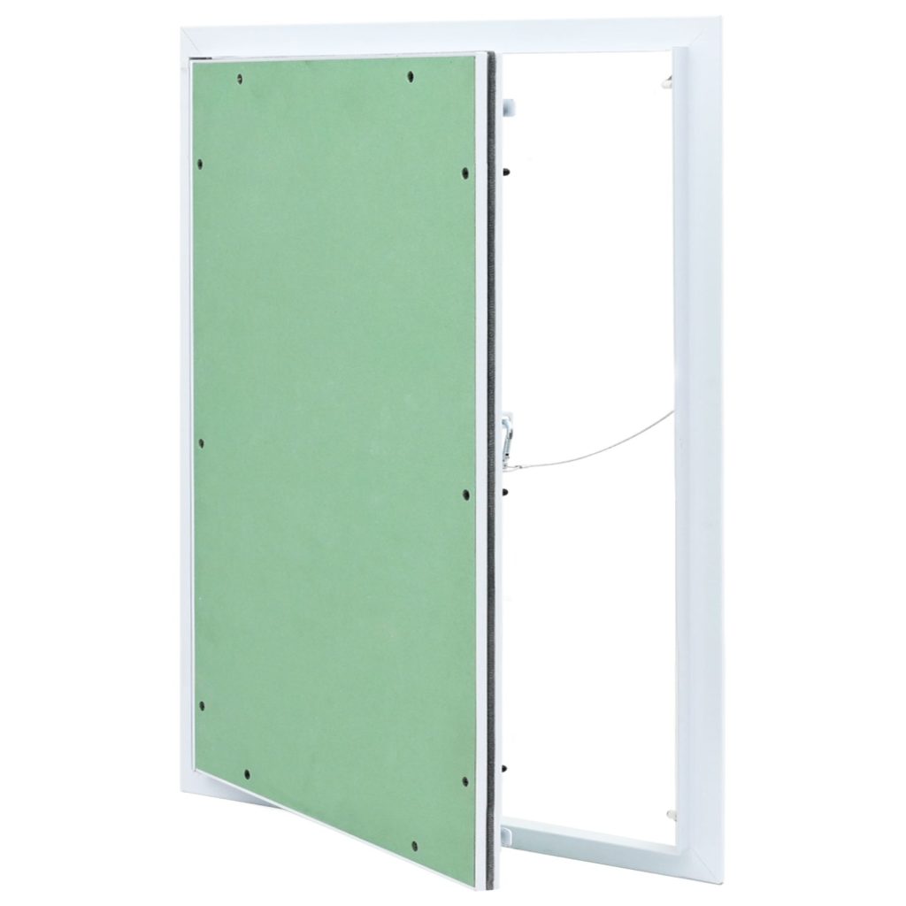 vidaXL Pääsykansi Alumiinikehyksellä ja Kipsilevyllä 500x600 mm