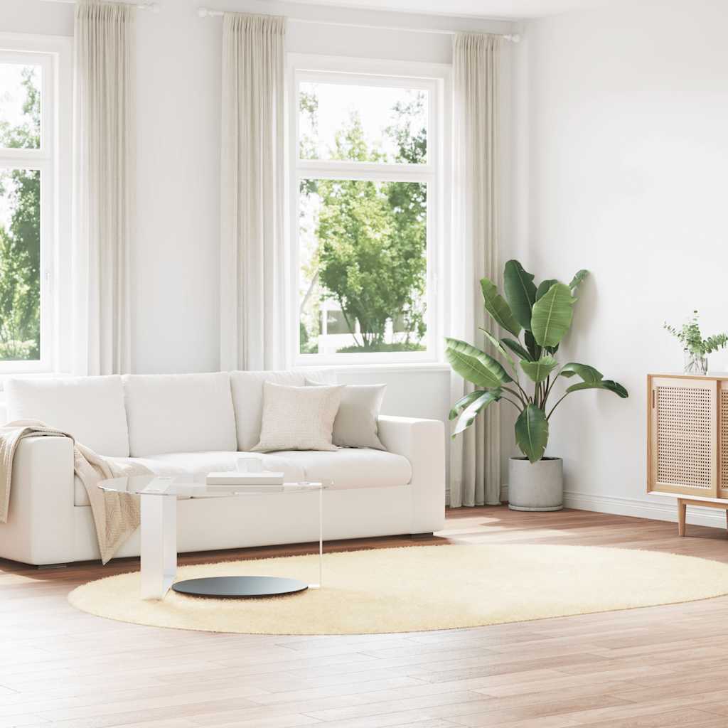 Pörrömatto korkeanukkainen NAVARRA kerma 300x200 cm polyesteri