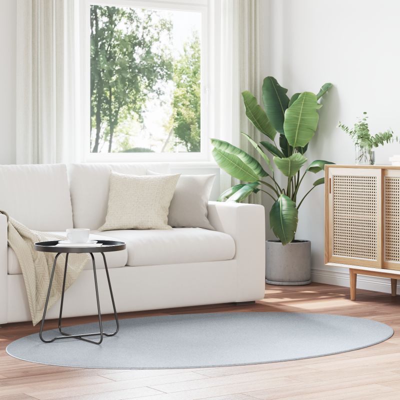 vidaXL Matto ""HUARTE"" Harmaa 140x200 cm Ovaali