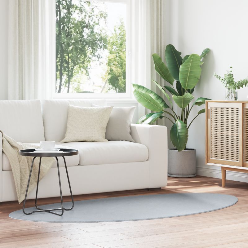 vidaXL matot Harmaa Polyesteri 100 x 200 cm Liukumaton Koriste matot