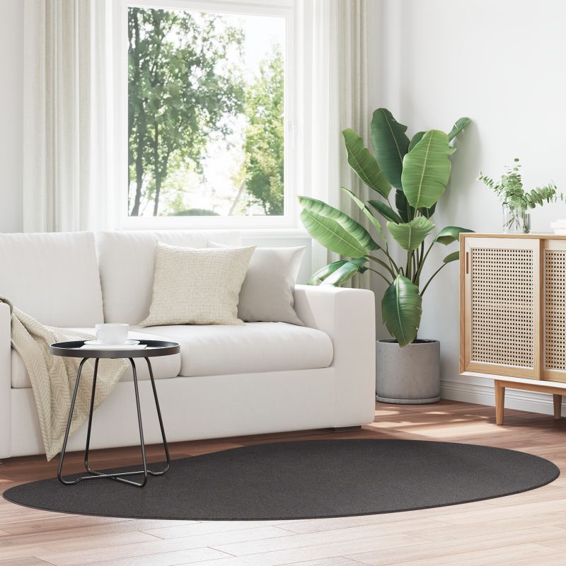 vidaXL Alue matto Antrasiitti 140x200 cm Polyesteri Liukumaton