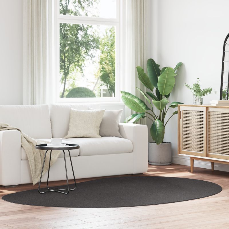 vidaXL Matot Antrasiitti Puuvilla 160 x 230 cm Kestävä Alue matot