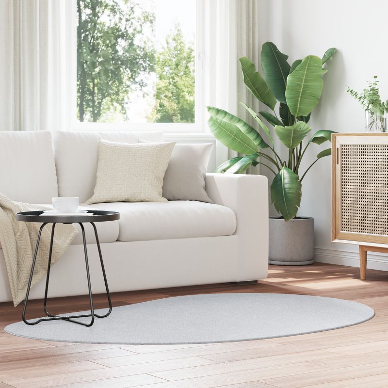 vidaXL Alue matto Harmaa 120x170 cm Polyesteri Liukumaton