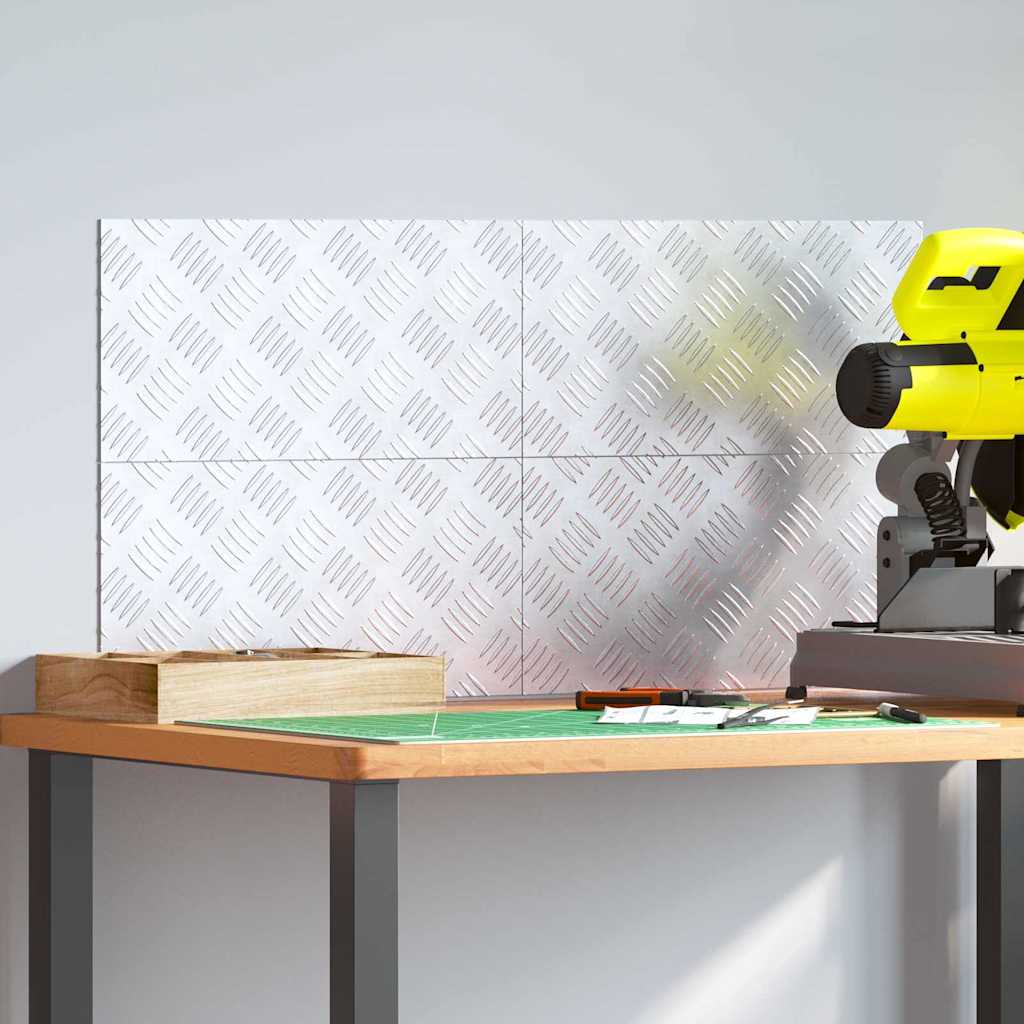 vidaXL Alumiinitarkastuslevyt 4 kpl Liukumaton 40x20 cm