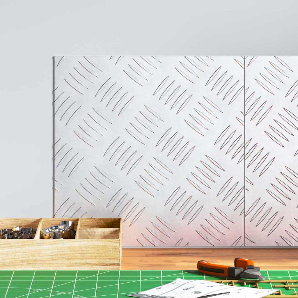 vidaXL Alumiini Tarkistuslevyt 2 kpl Liukumaton 30x30 cm