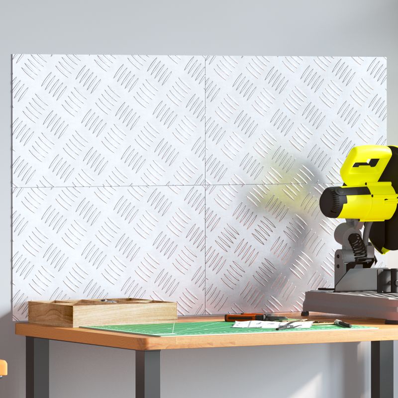 vidaXL Alumiininen Tarkkuuskappale 4 kpl, Liukumaton 50x30 cm