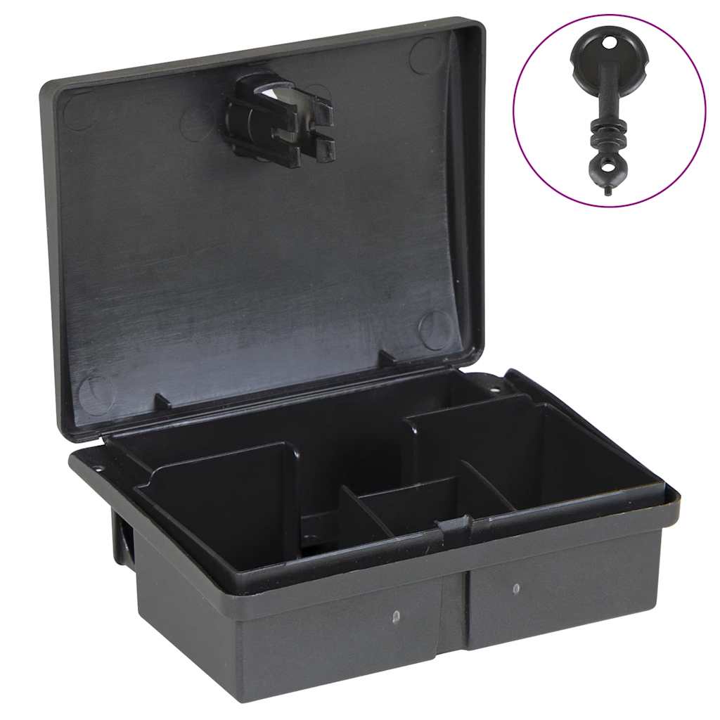 Hiiriloukut 5 kpl Musta 13x10x4 cm