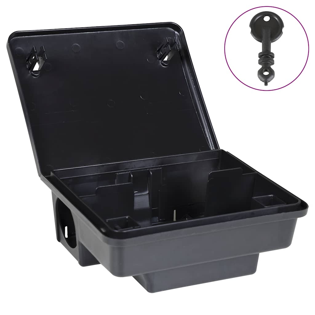 Hiiriloukut 6 kpl musta 23x19x9,5 cm