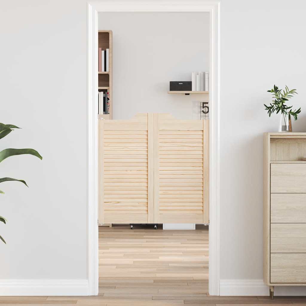 Kääntöovet Säleikkö Design 1-pari 80x80 cm massiivipuu mänty