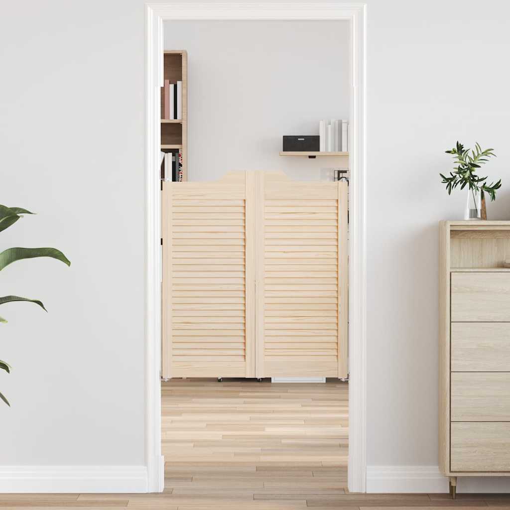 Kääntöovet Säleikkö Design 1-pari 90x80 cm massiivipuu mänty