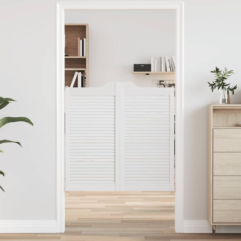 Kääntöovet Säleikkö Design 1-Pari Valkoinen 100x100 cm