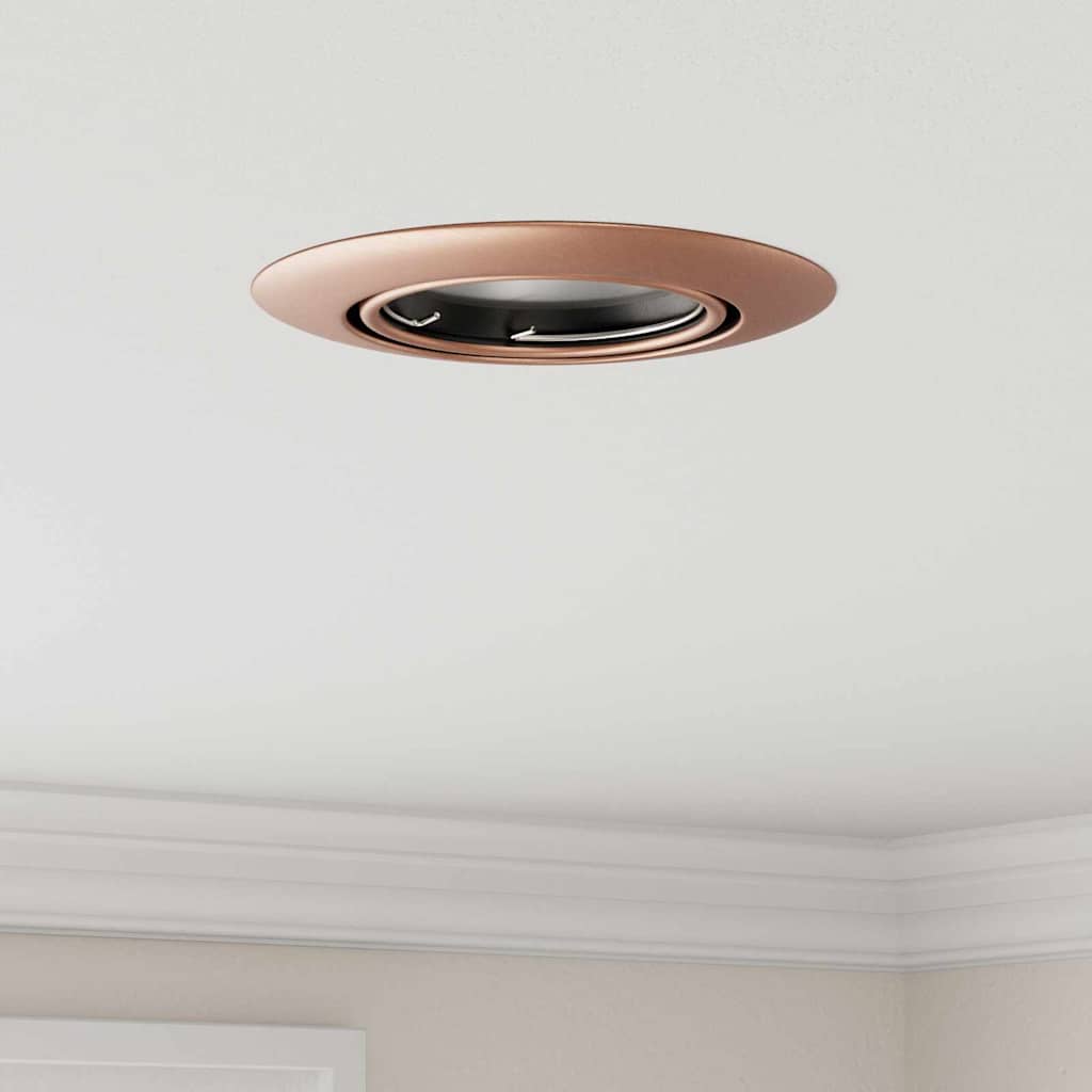 vidaXL Valaisimet 6 kpl Kupari 9 cm Pinnakkaiset kattovalaisimet