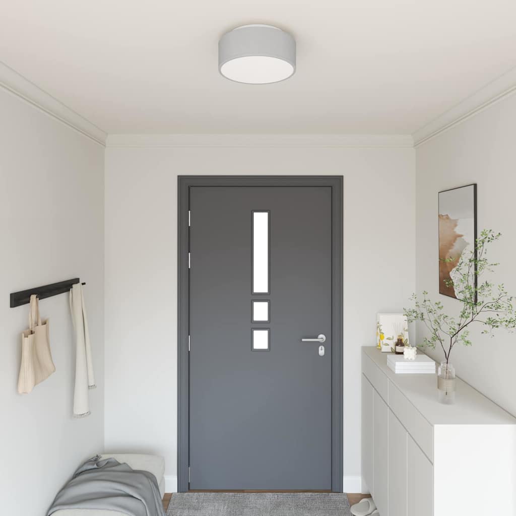 vidaXL Kattovalot Pintamontti Harmaa Ø 30 cm Kangas E27