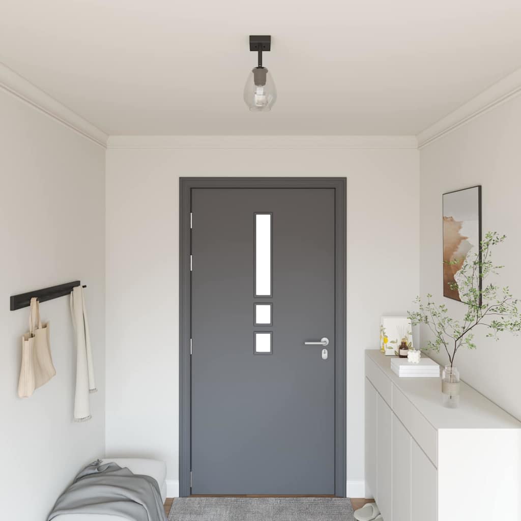 vidaXL Kattovalot Säädettävällä Lasivarjostimella Anthracite E27