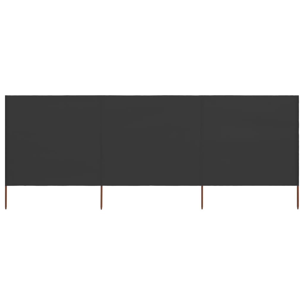 Tuulensuojakangas 3 paneelilla 400x160 cm antrasiitti