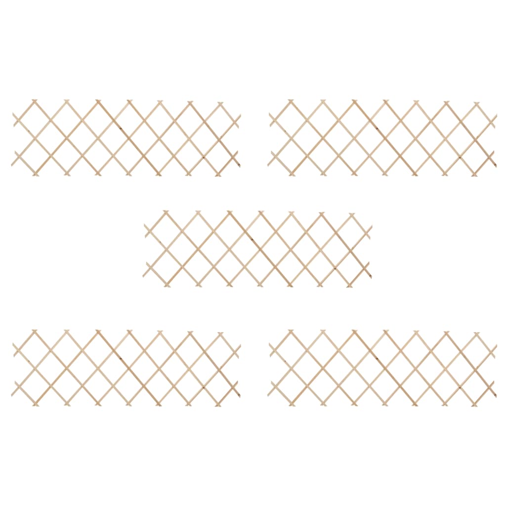 Ristikkoaidat 5 kpl kuusipuu 180x60 cm