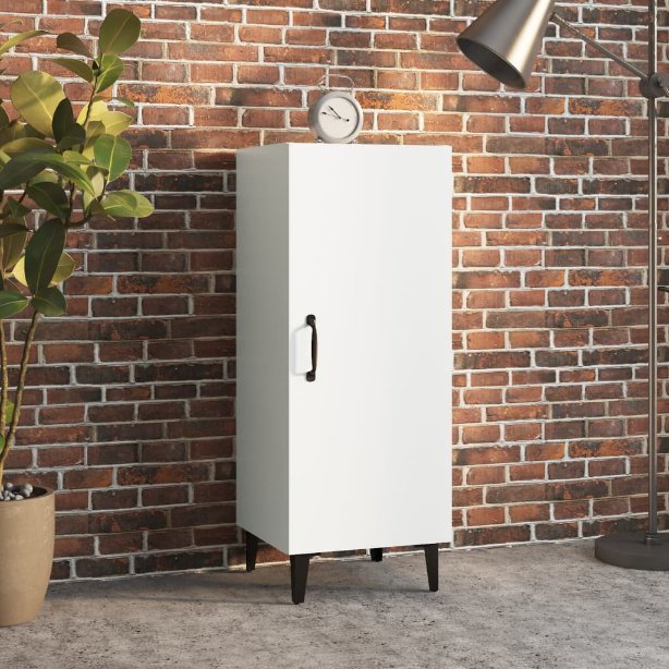 Senkki valkoinen 34,5x34x90 cm tekninen puu