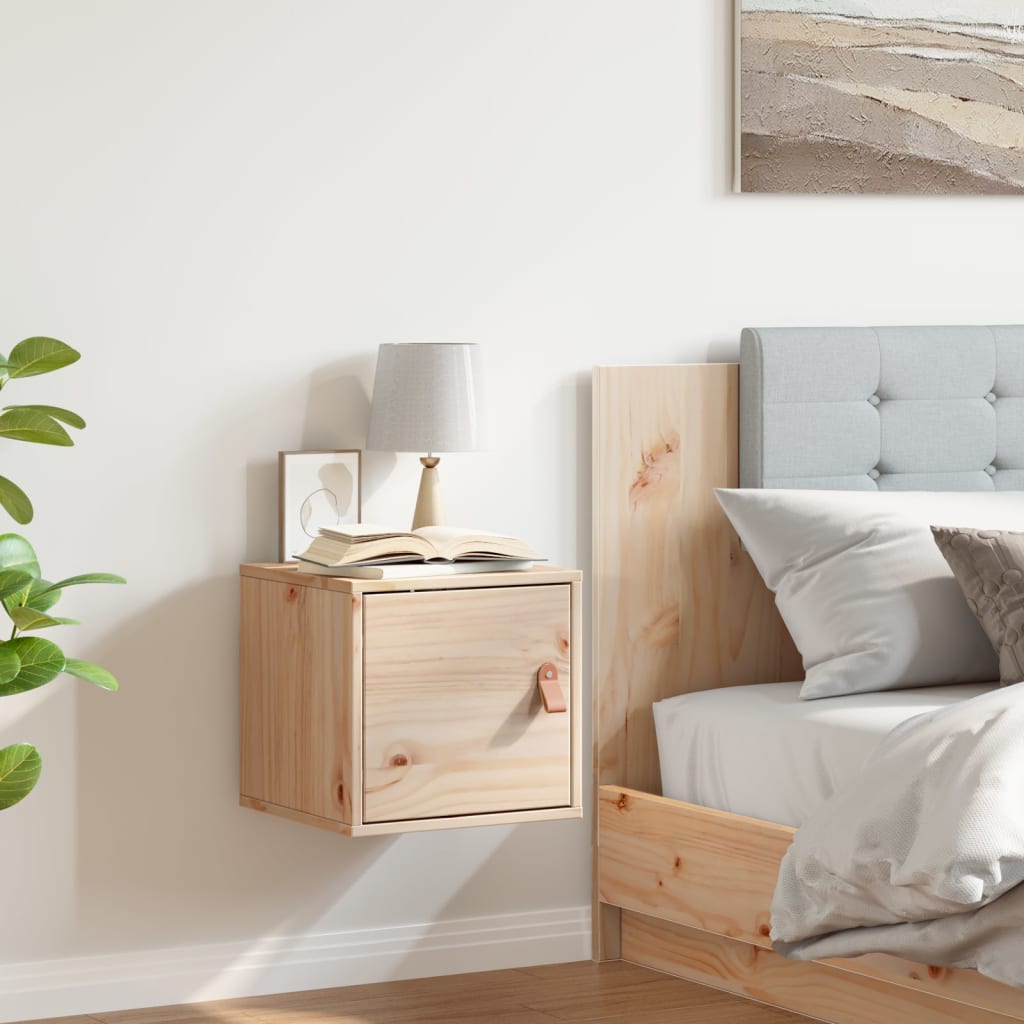 Seinäkaappi 31,5x30x30 cm täysi mänty