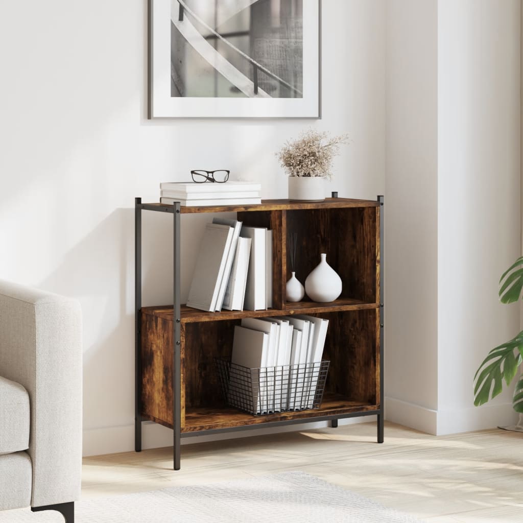 Kirjahylly savutammi 72x28x77,5 cm tekninen puu