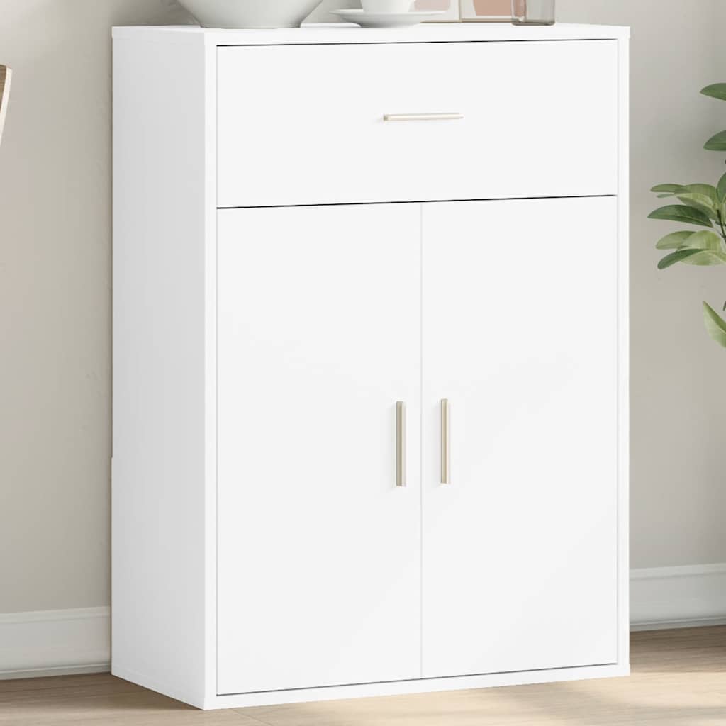 Senkki valkoinen 60x30x84 cm tekninen puu