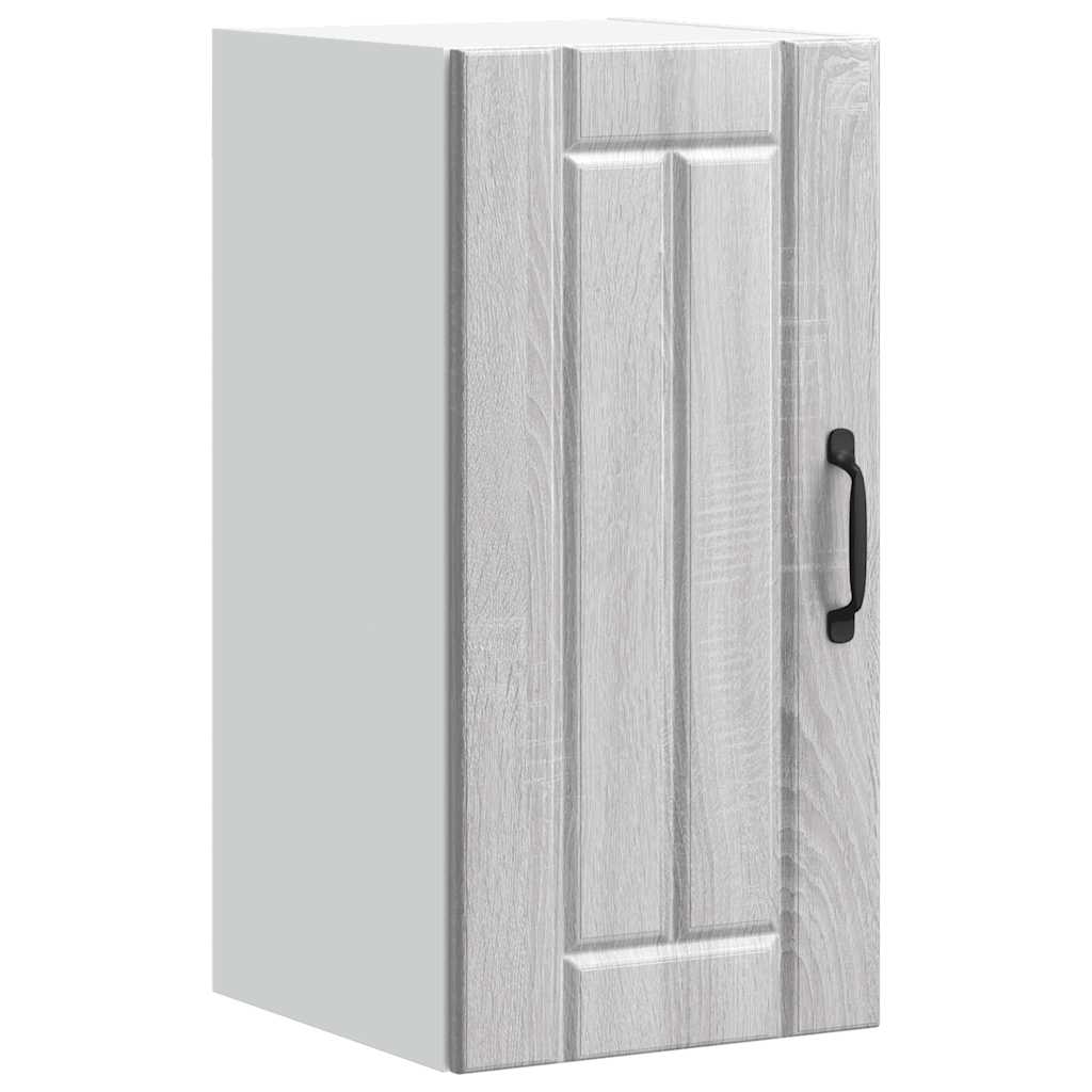 Keittiön seinäkaappi Lucca harmaa sonoma tekninen puu