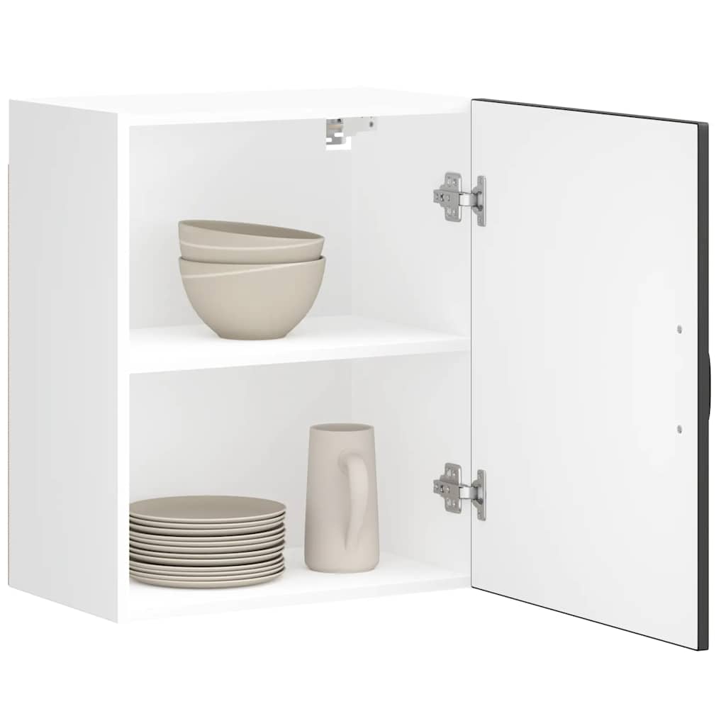 Keittiön seinäkaappi Lucca musta tekninen puu