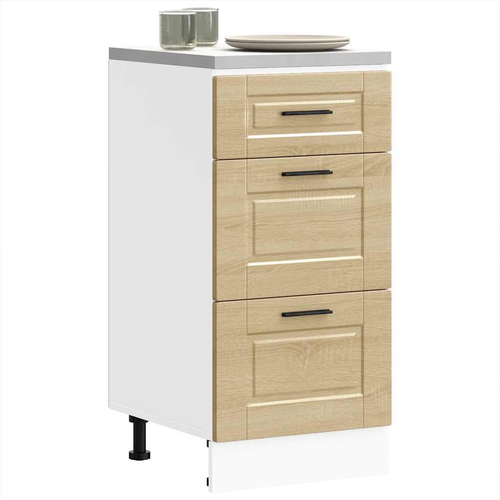 Keittiön pohjakaappi Porto sonoma tammi suunniteltu puu