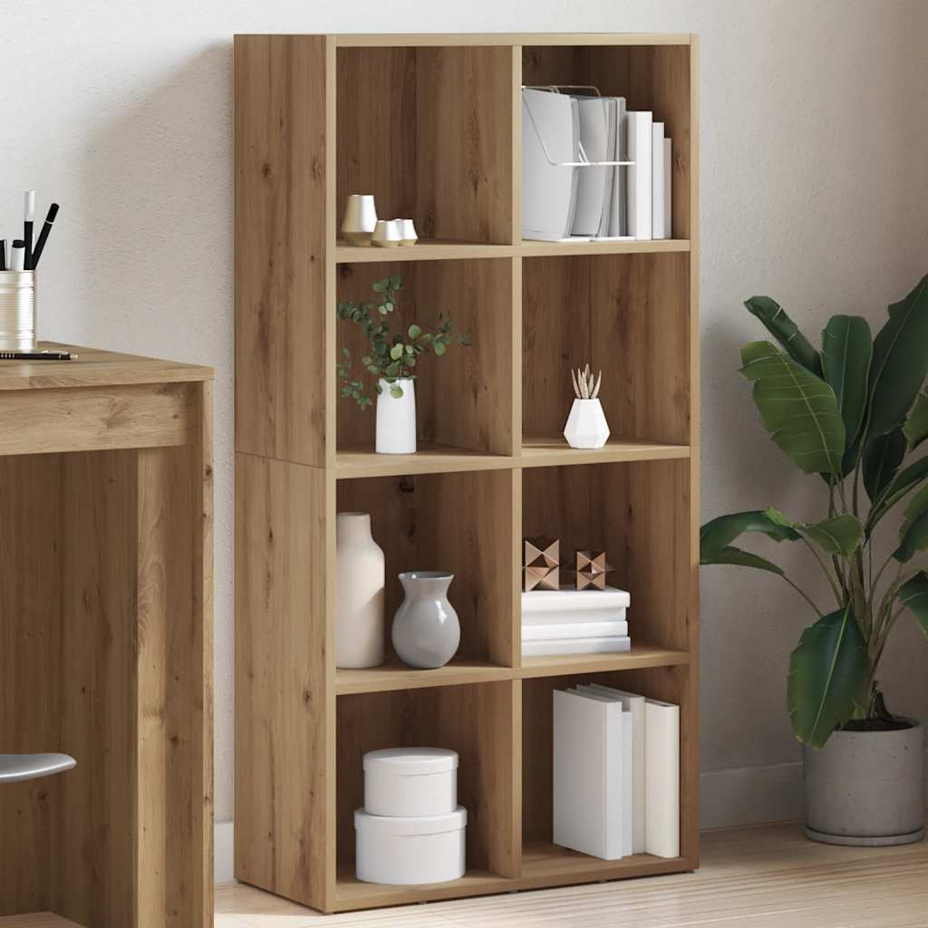 Kirjahylly artesaani tammi 66x30x130 cm tekninen puu