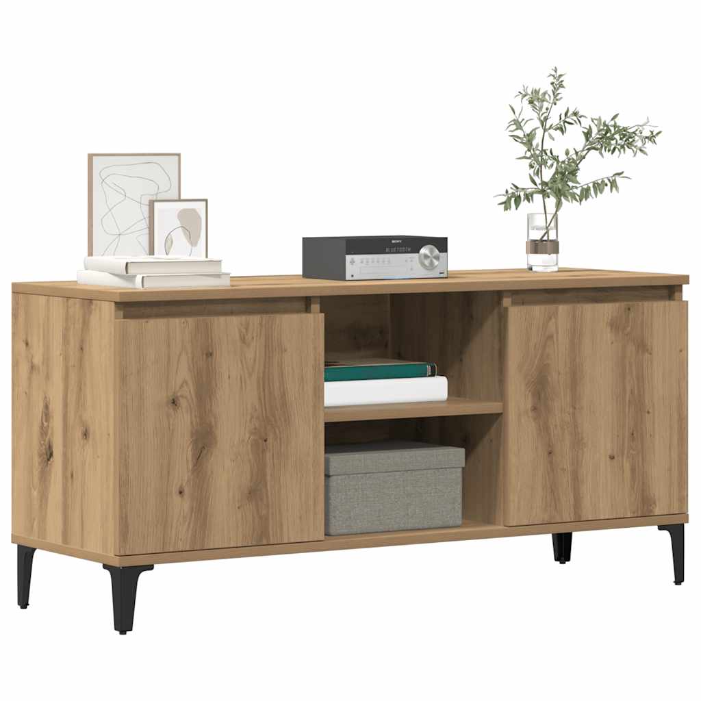 TV-taso artesaani tammi 102x35x50 cm tekninen puu