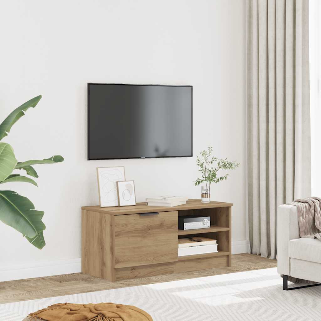 TV Kaappi Artisan Oak 80x35x36,5 cm Engineered Wood