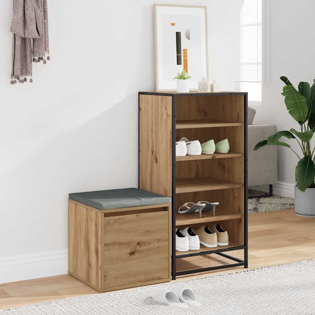 Säilytyslaatikko käsityöläinen tammi 40,5x40x40 cm tekninen puu