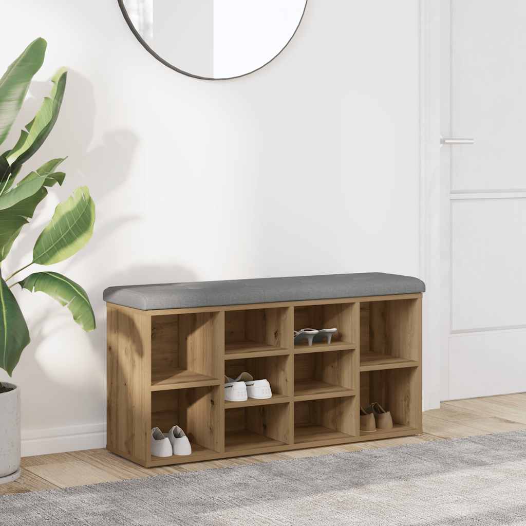 kenkäpenkki Artisan Oak 82x32x45,5 cm Engineered Wood