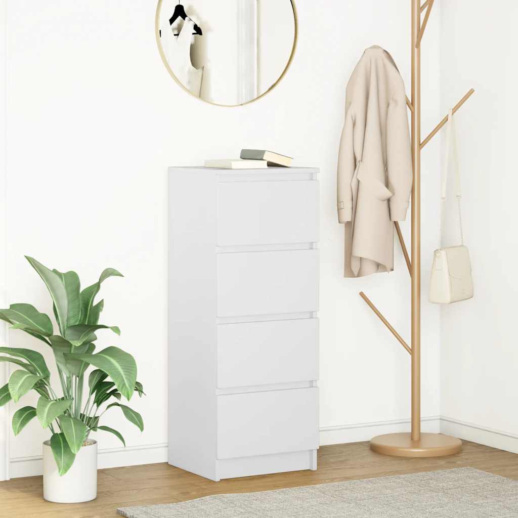 Senkki valkoinen 37,5x35x99 cm tekninen puu