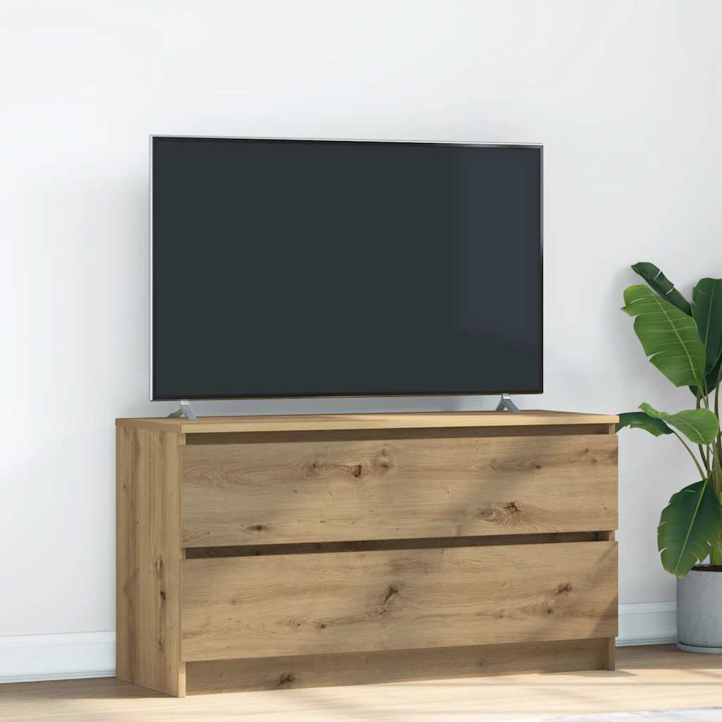 TV-taso artesaani tammi 100x35x54 cm tekninen puu