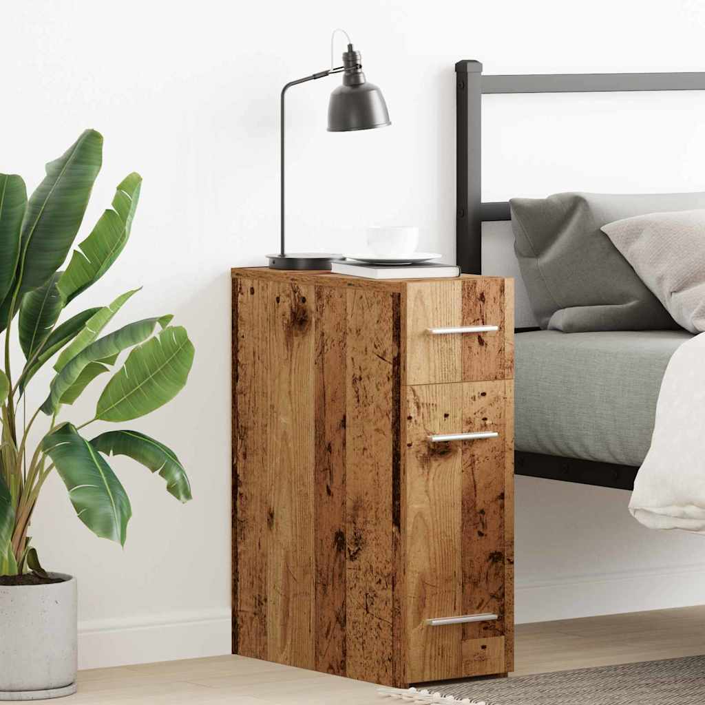 vidaXL Apteekkarikaappi Vanha Puu 20x45,5x60 cm Tekninen Puu