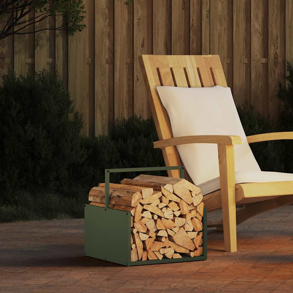 Polttopuuteline 40x40x40 cm kylmävalssattu teräs