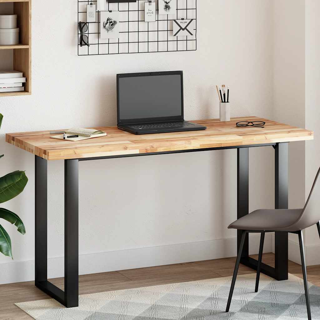 Pöytälevy suorakaide 120x60x4 cm täysi akasiapuu