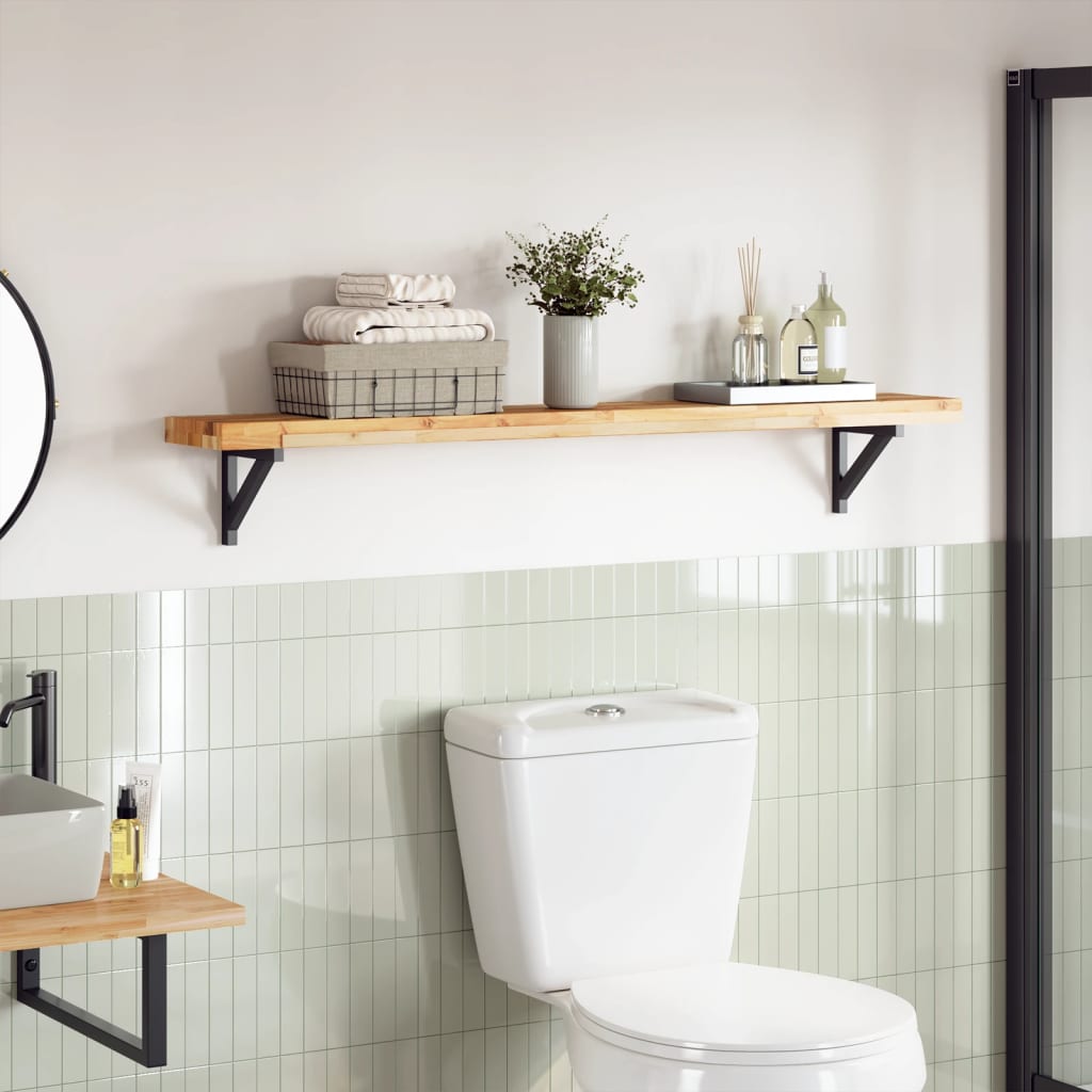 Pöytälevy 120x20x4 cm suorakaide täysi akasiapuu