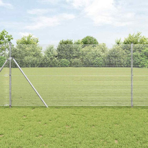 Hitsaustaidetuotteen aita 13 tolppaa 1x25 m Galvanoitu teräs