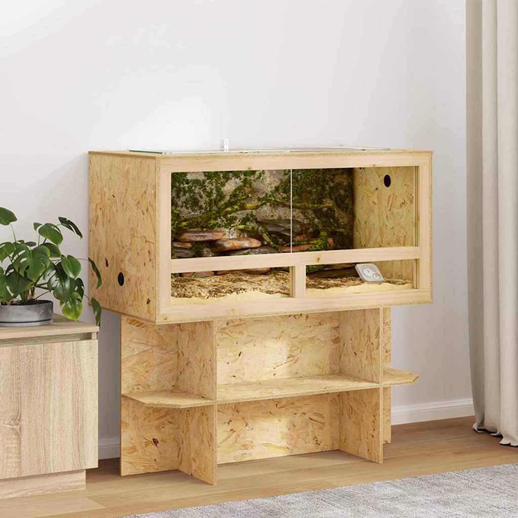 Terrarium Ruskea 100 x 50 x 100 cm OSB