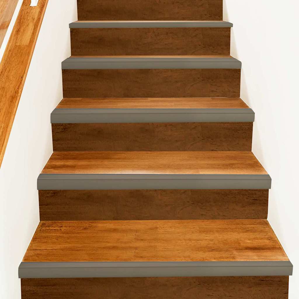 Porrasaskelmien reunalistat 30 pcs Samppanja 67 cm Alumiini