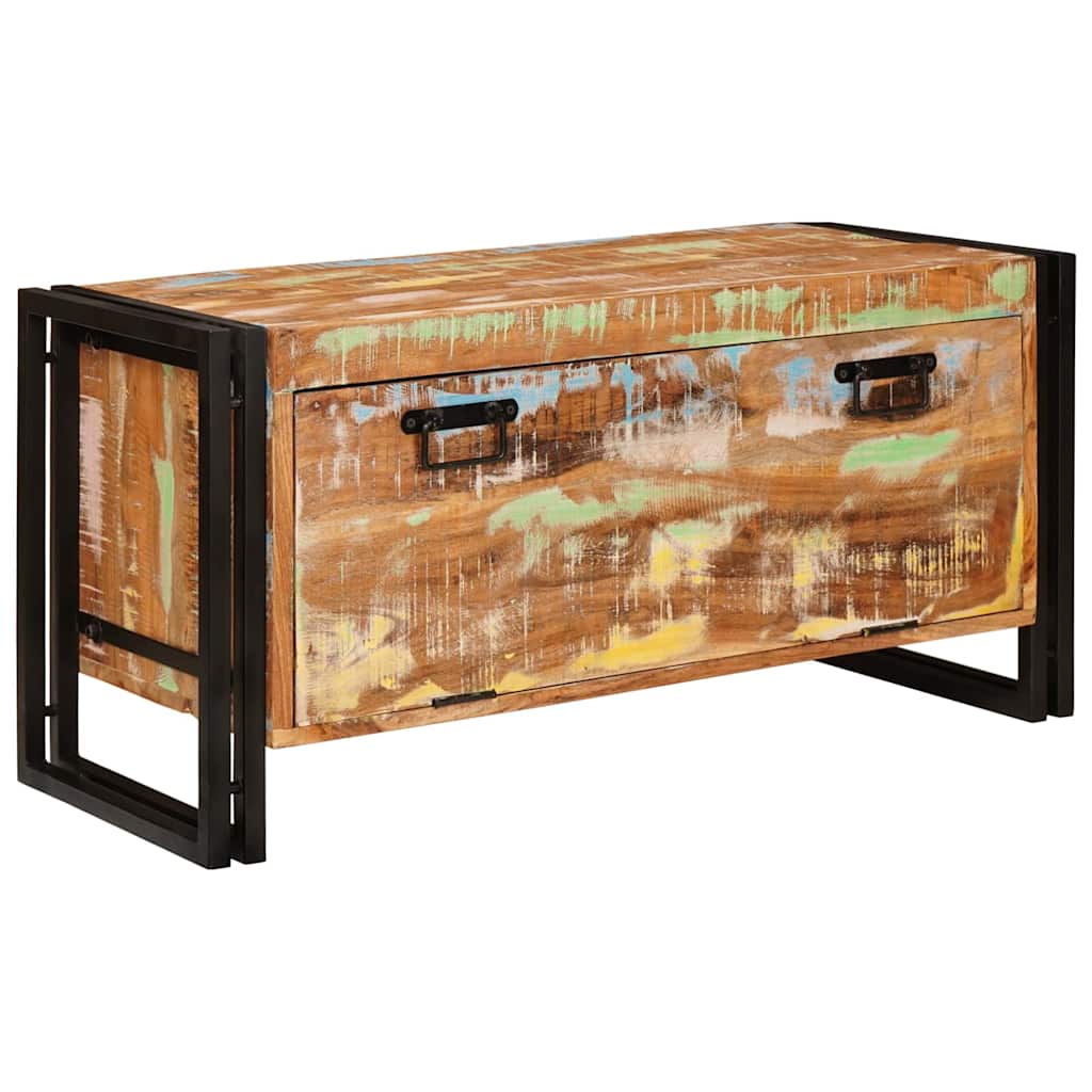 Kenkäkaappi Ruskea 90 x 38 x 45 cm täysi uusiokäytetty puu