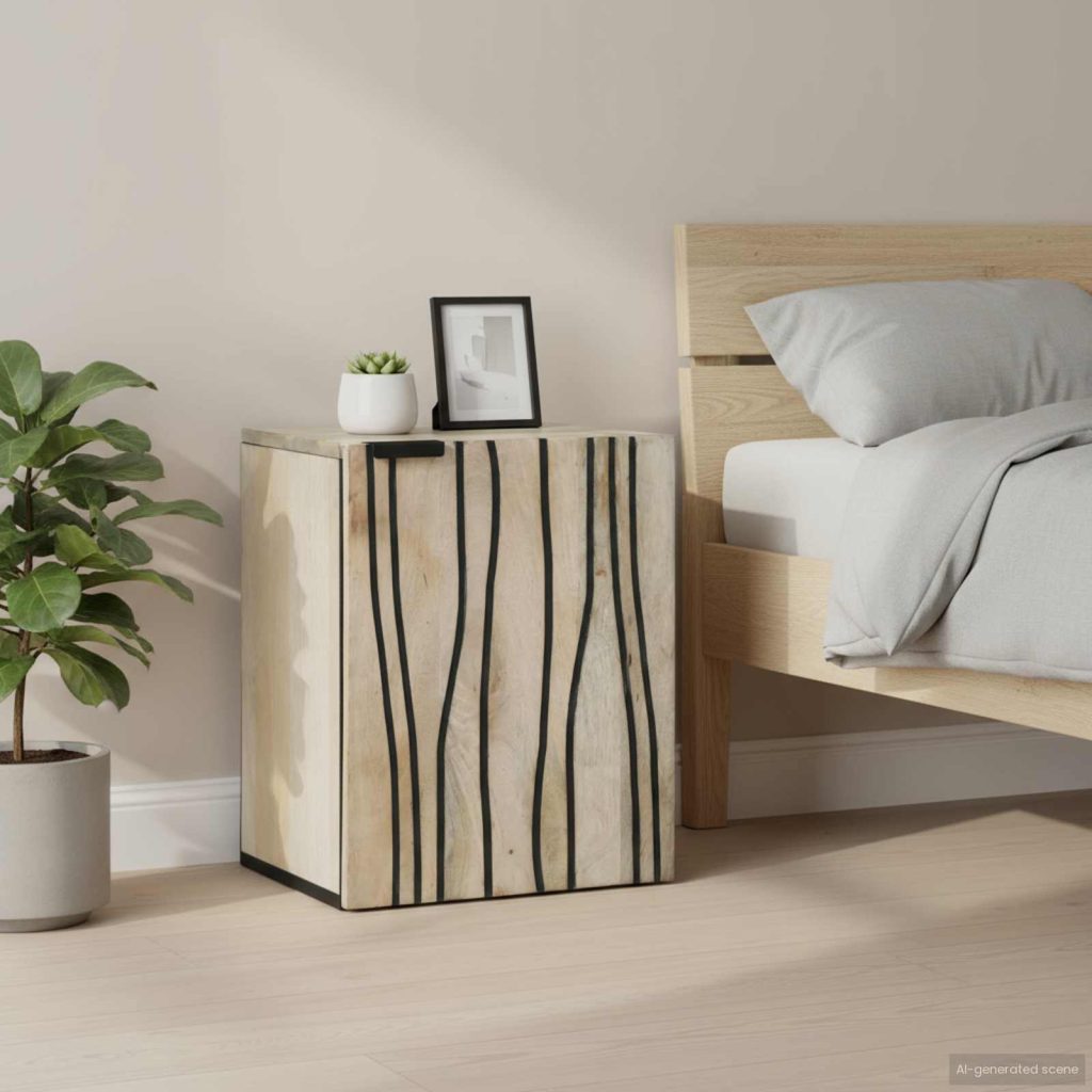 Pesuallaskaappi hyllyllä säilytystilassa ovella Ruskea 38 x 33.5 x 48 cm