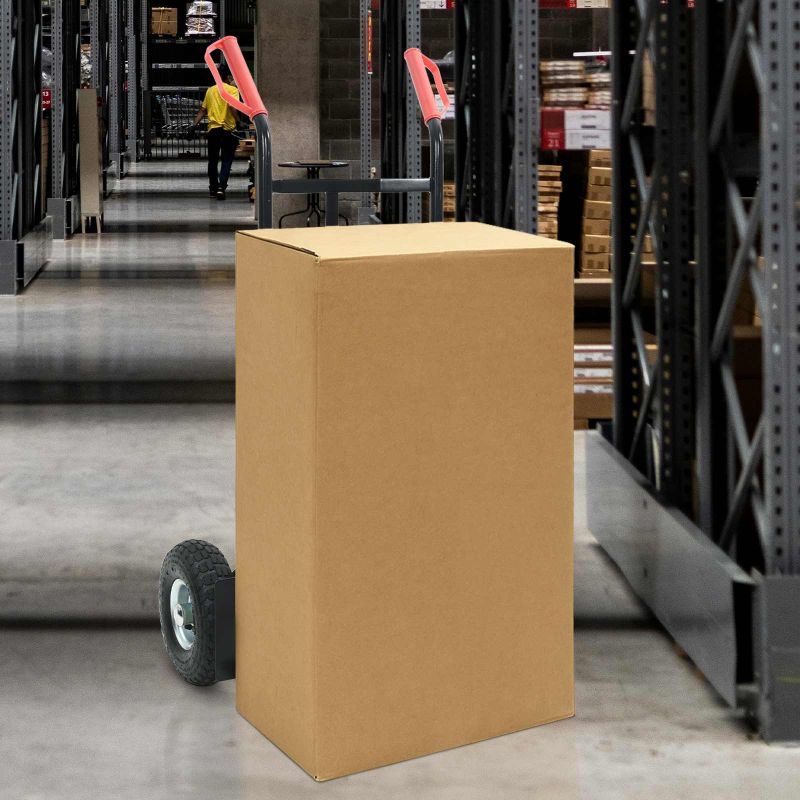 Kärry Musta ja punainen 57 x 46 x 113 cm Teräs