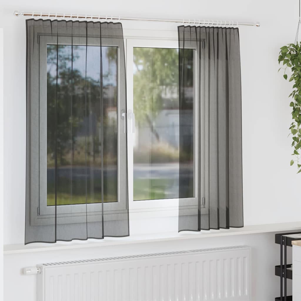 Voileeverhot tangotaskuilla 2 kpl musta